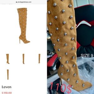 THIGH HIGH HEELS BOOTS